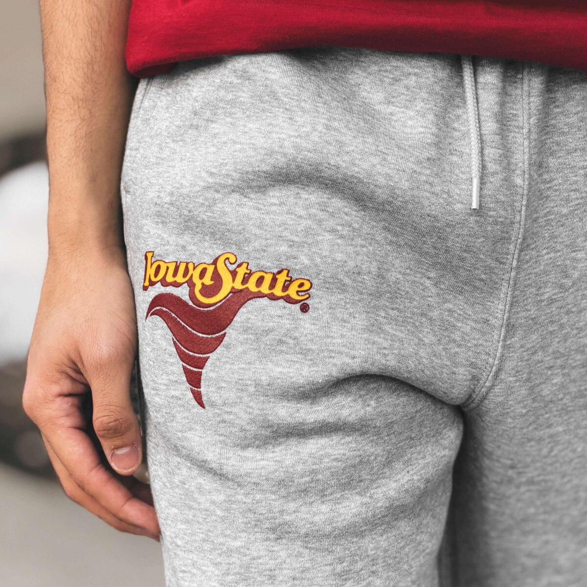 Nike® Iowa State Swirl Gray Fleece Joggers